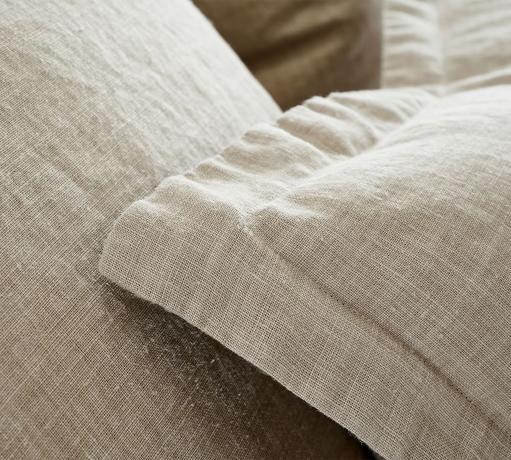 Belgian Linen Duvet Cover & Shams Made with Libeco™ Linen Pottery Barn