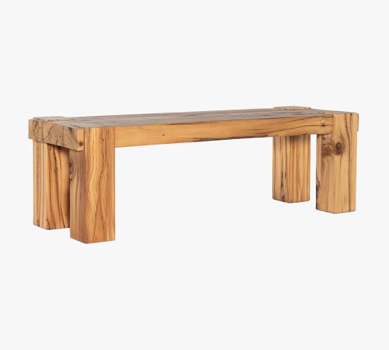 Risa Reclaimed Wood Bench | Pottery Barn