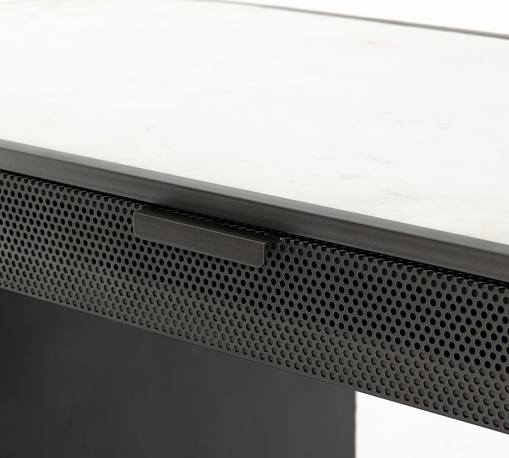 Casoli Marble Top Executive Desk Pottery Barn