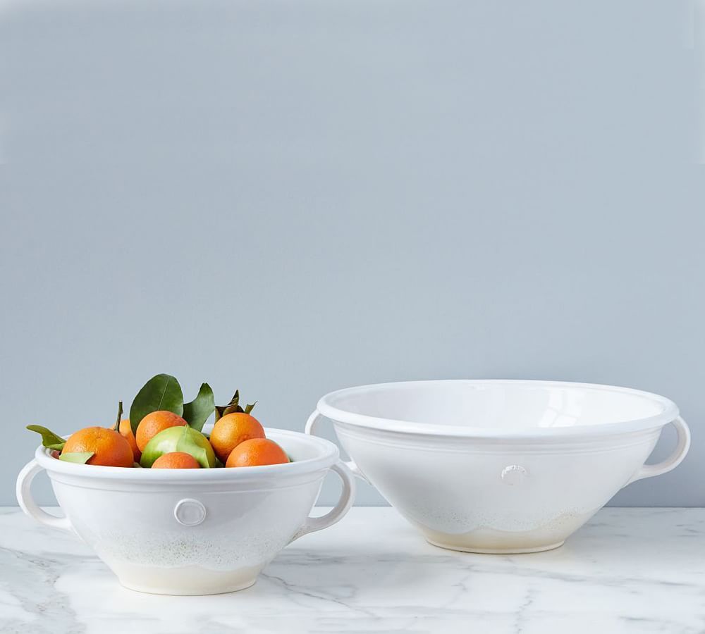 Blue Handthrown Mixing Bowl