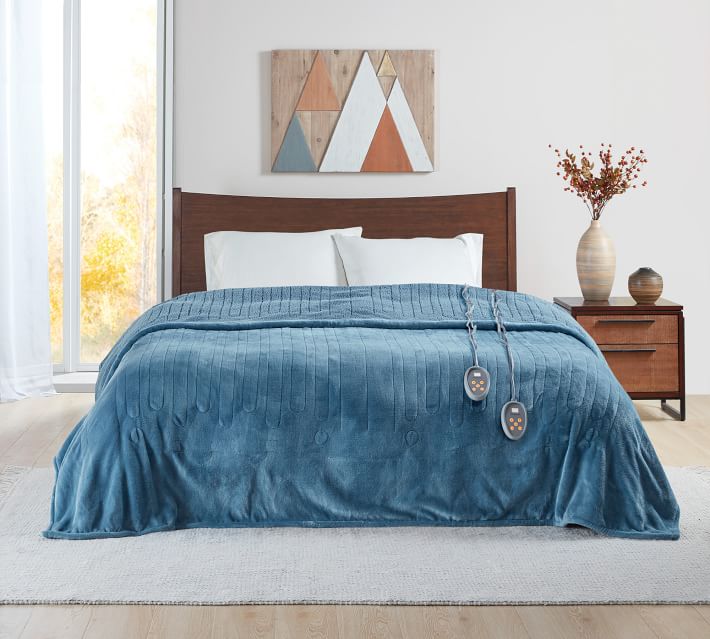 Beautyrest® Heated Microlight-to-Beber Blanket | Pottery Barn