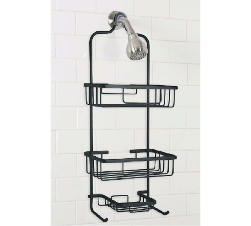 Upgraded Bathroom Hanging Shower Head Caddy Organizer, Three Tier