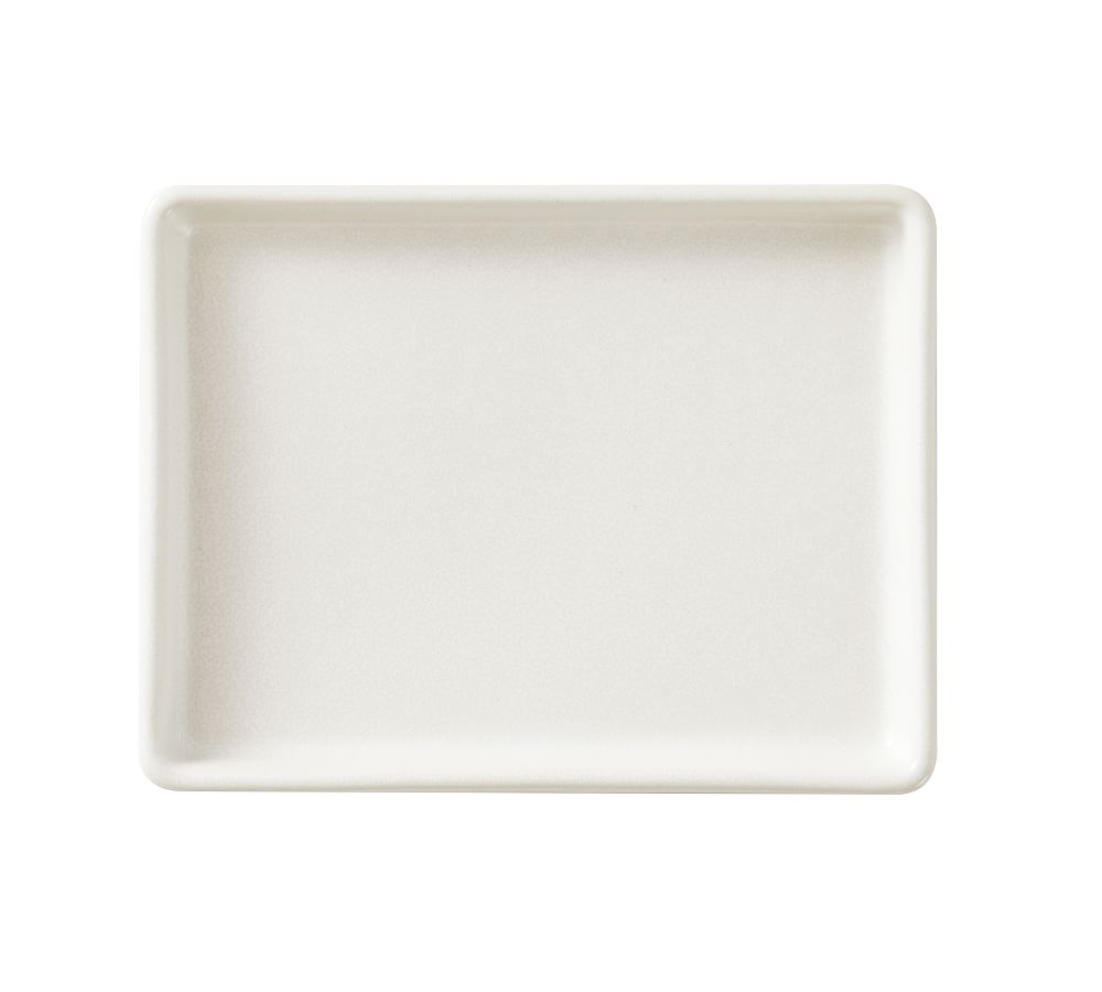Mason Modular Stoneware Rectangular Appetizer Plates Set of 2