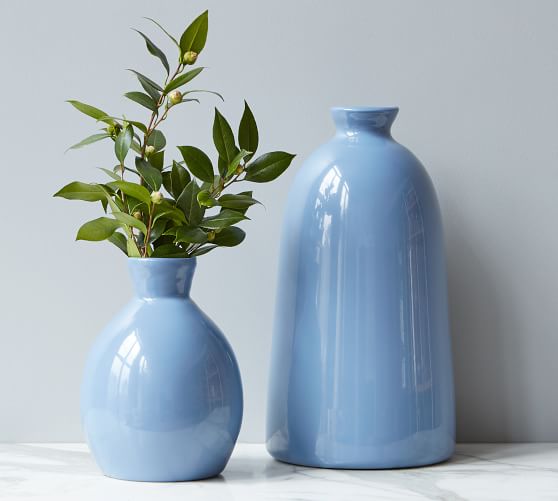 Artisanal Recycled Glass Vases | Pottery Barn