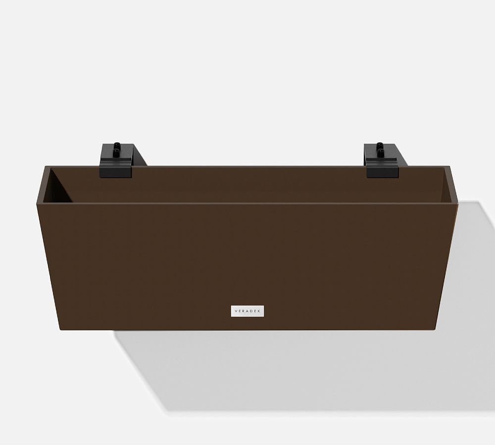 Hevea Window Box Planters with Brackets Pottery Barn