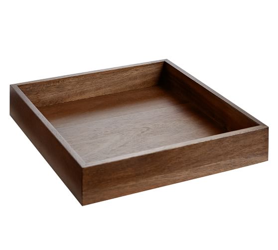 Walnut Square Tray | Pottery Barn