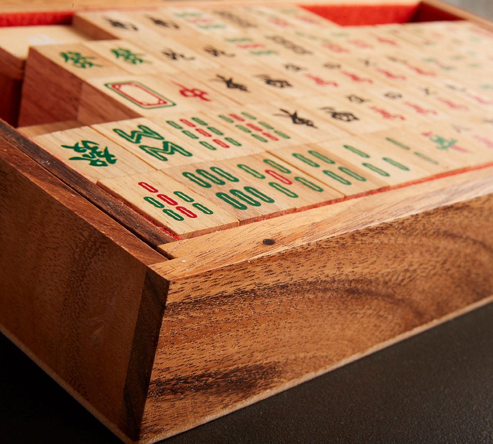 Wooden Mahjong Board Game – Kubiya Games