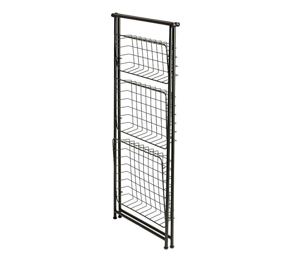 3-Tier A-Frame Wire Basket Shelf