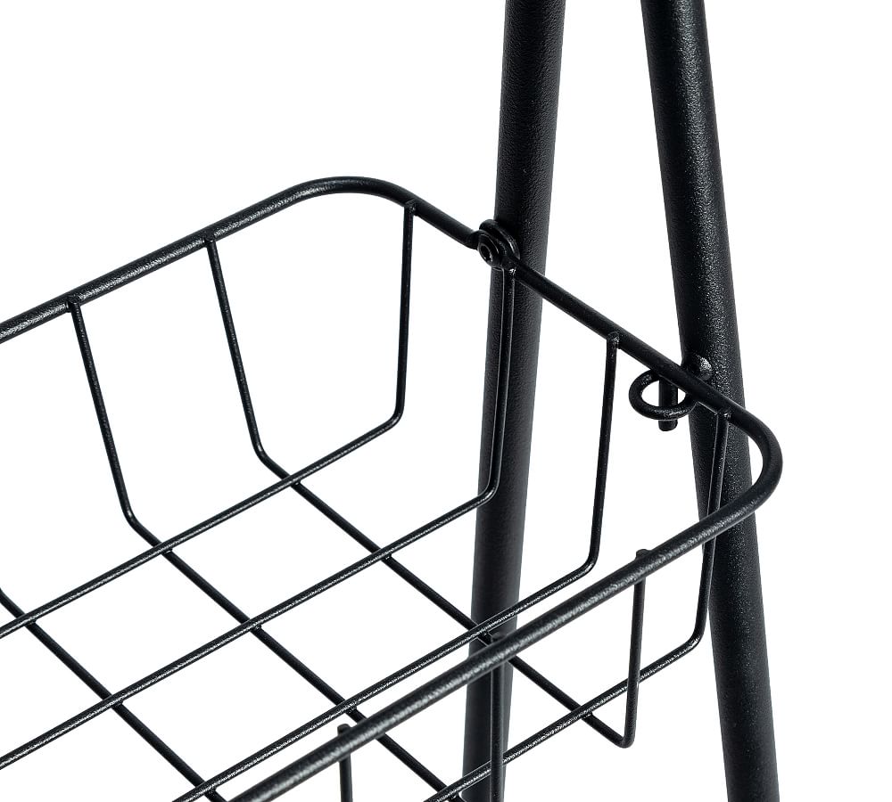 Member's Mark 3-Tier Floor Basket Stand (Black)