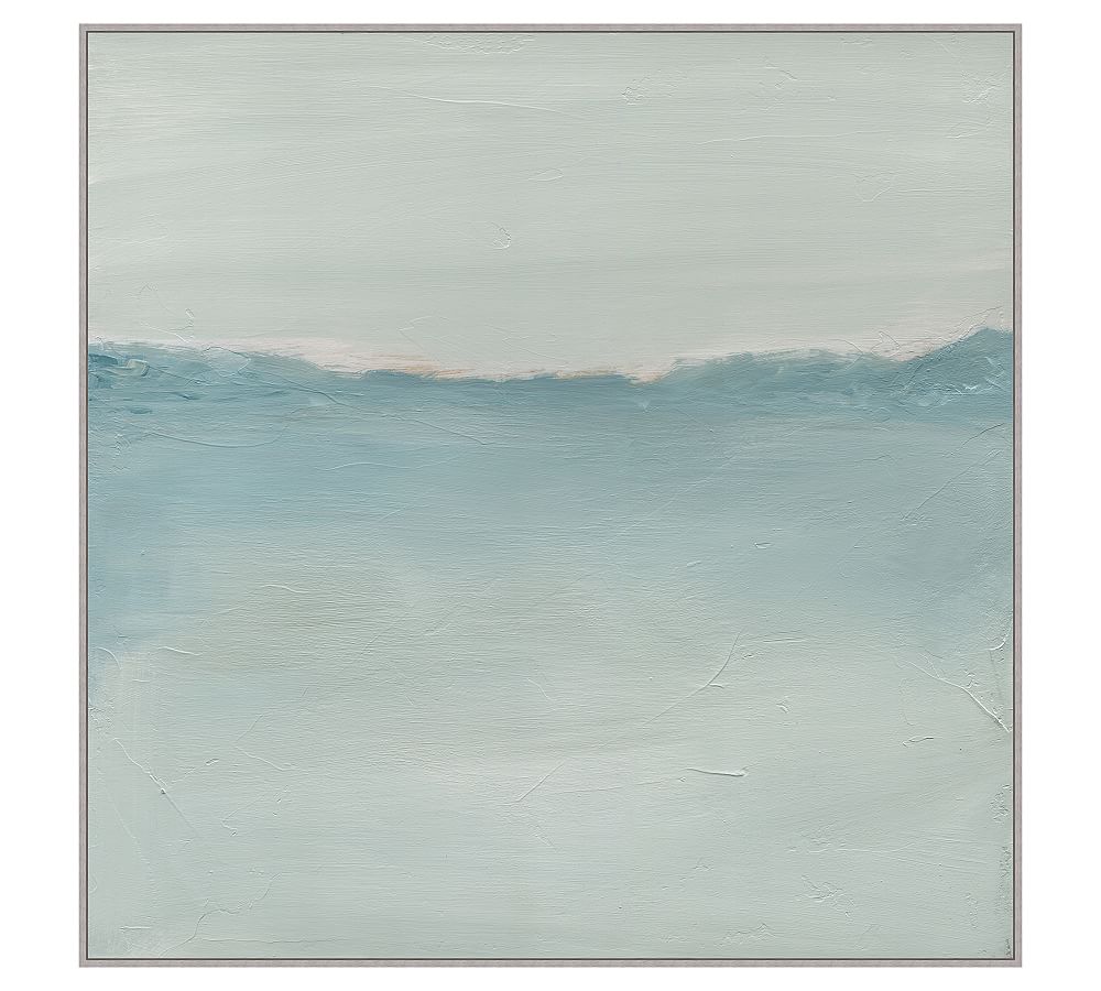 Coastline Mist Framed Canvas Prints