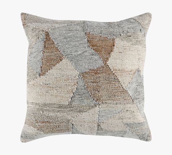 Naomi Handwoven Outdoor Throw Pillow | Pottery Barn