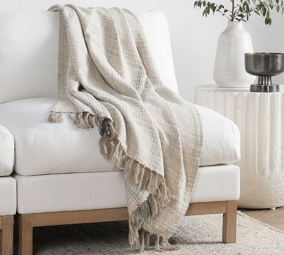 Dorotea Handmade Throw Blanket | Pottery Barn