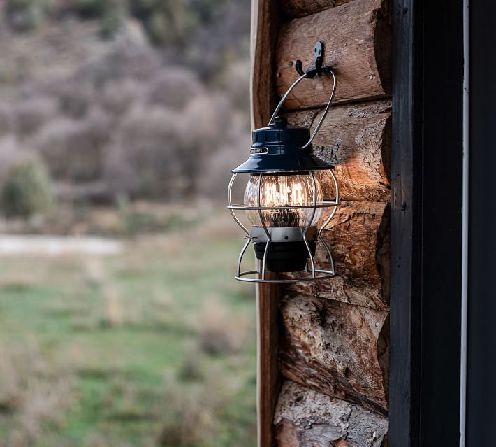 Railroad LED Metal Lantern