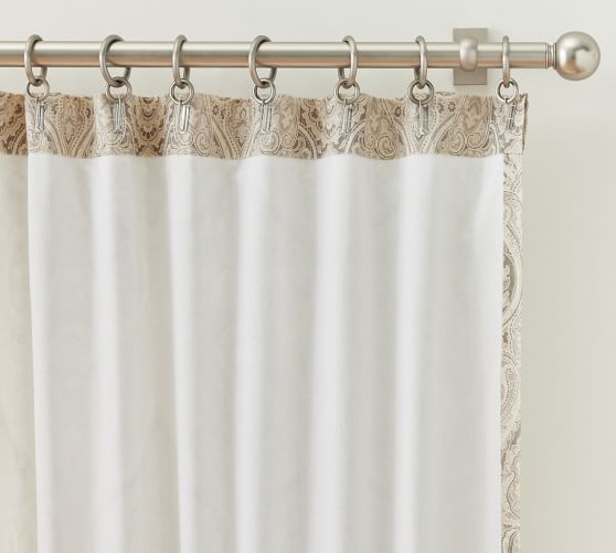 Mackenna Paisley Printed Curtain | Pottery Barn