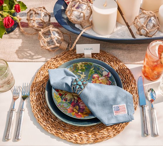 Navy Dough Bowl Pottery Barn