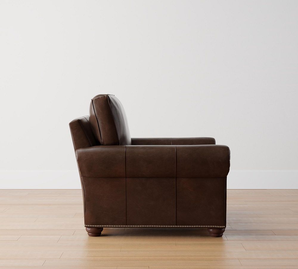 Webster Leather Armchair | Pottery Barn