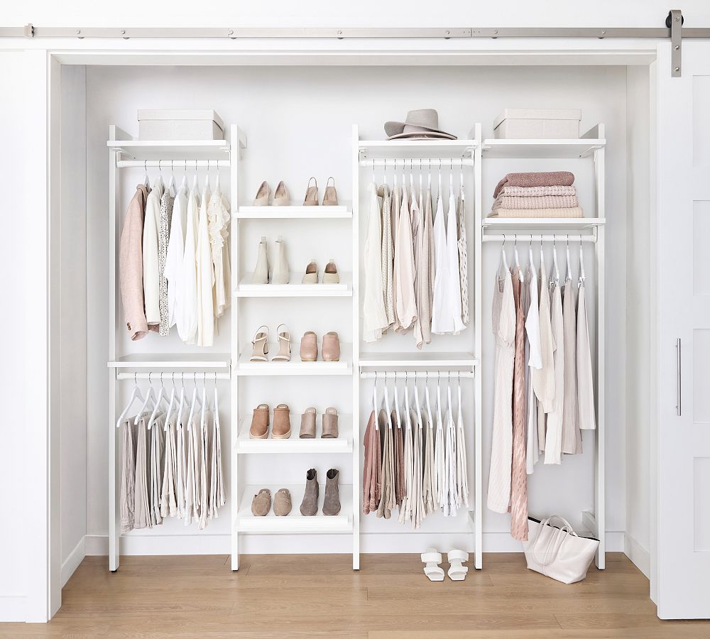 Essential Reach-In Closet by Hold Everything, 8' Hanging System with ...