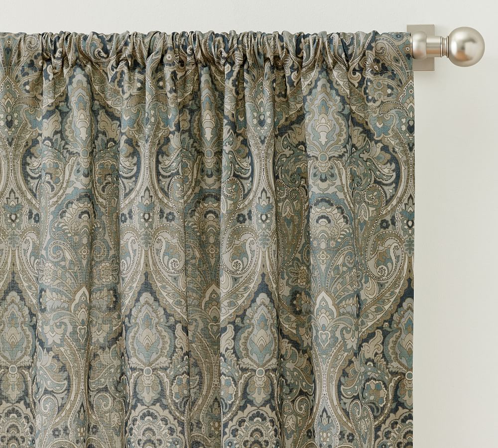 Mackenna Paisley Printed Curtain