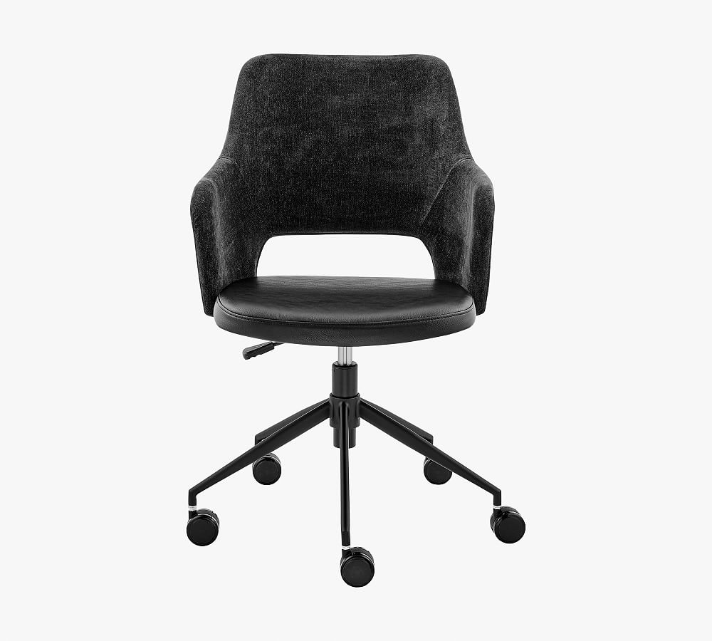 Briar Upholstered Swivel Desk Chair