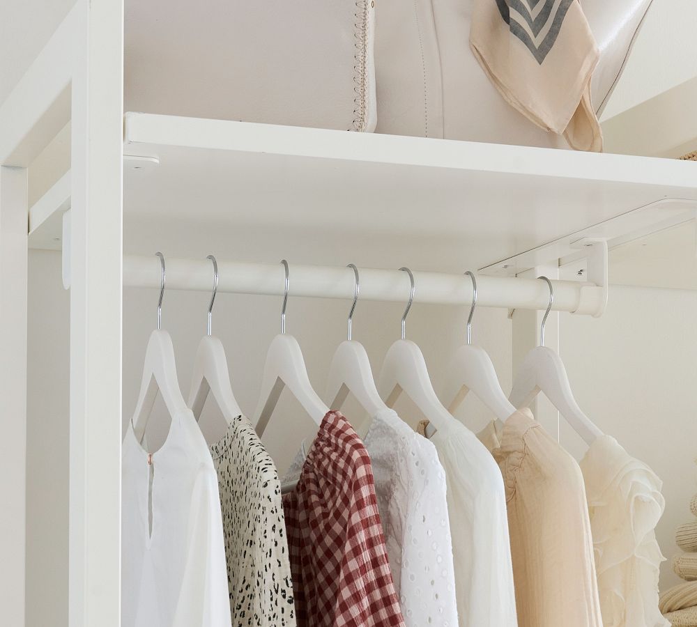 Essential Walk-In Closet by Hold Everything, 4' Hanging System with Shoe  Storage​