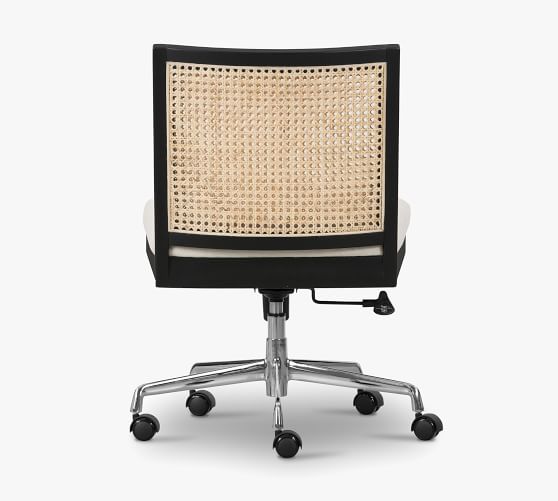 Lisbon Armless Swivel Desk Chair Pottery Barn