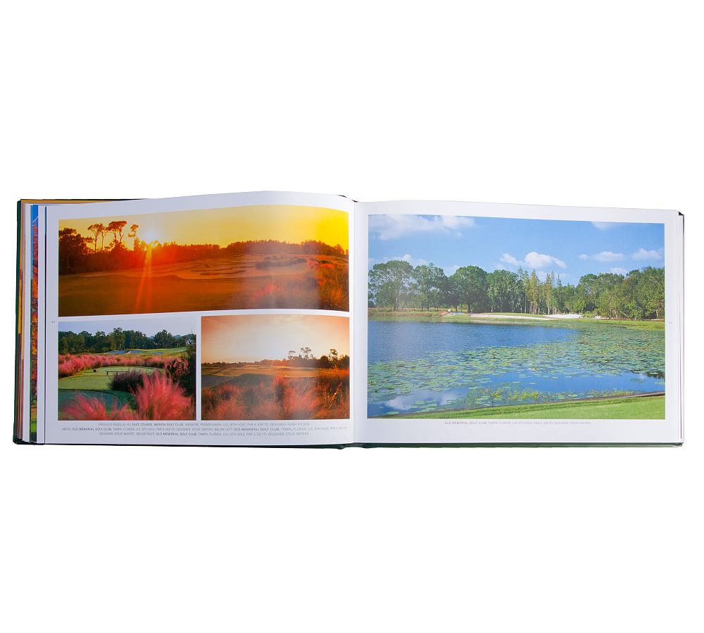 Golf Courses Leather-Bound Book
