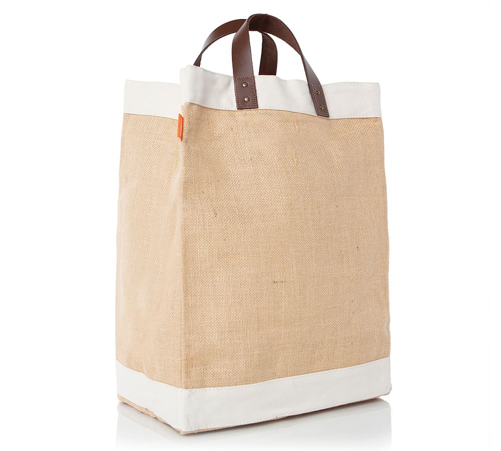 Jute And Canvas Market Bag | Pottery Barn