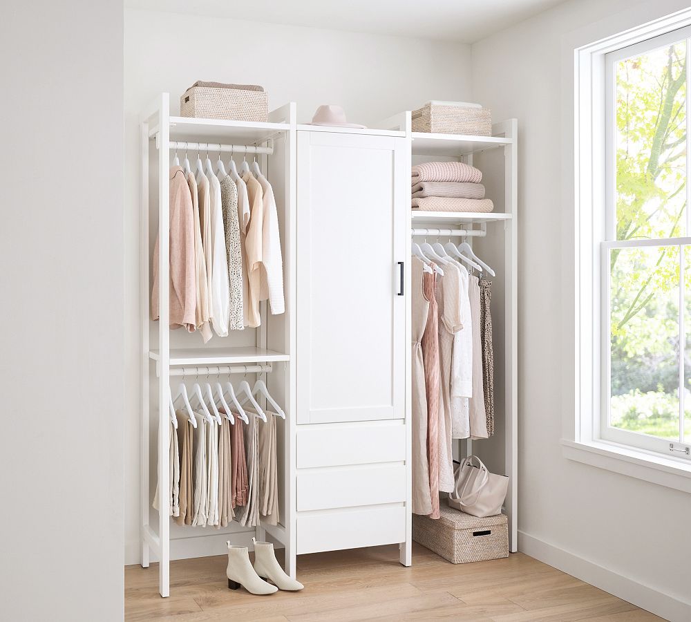 Wardrobe discount hanging systems