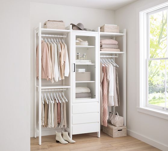 Essential Walk-In Closet by Hold Everything, 6' Hanging System with ...