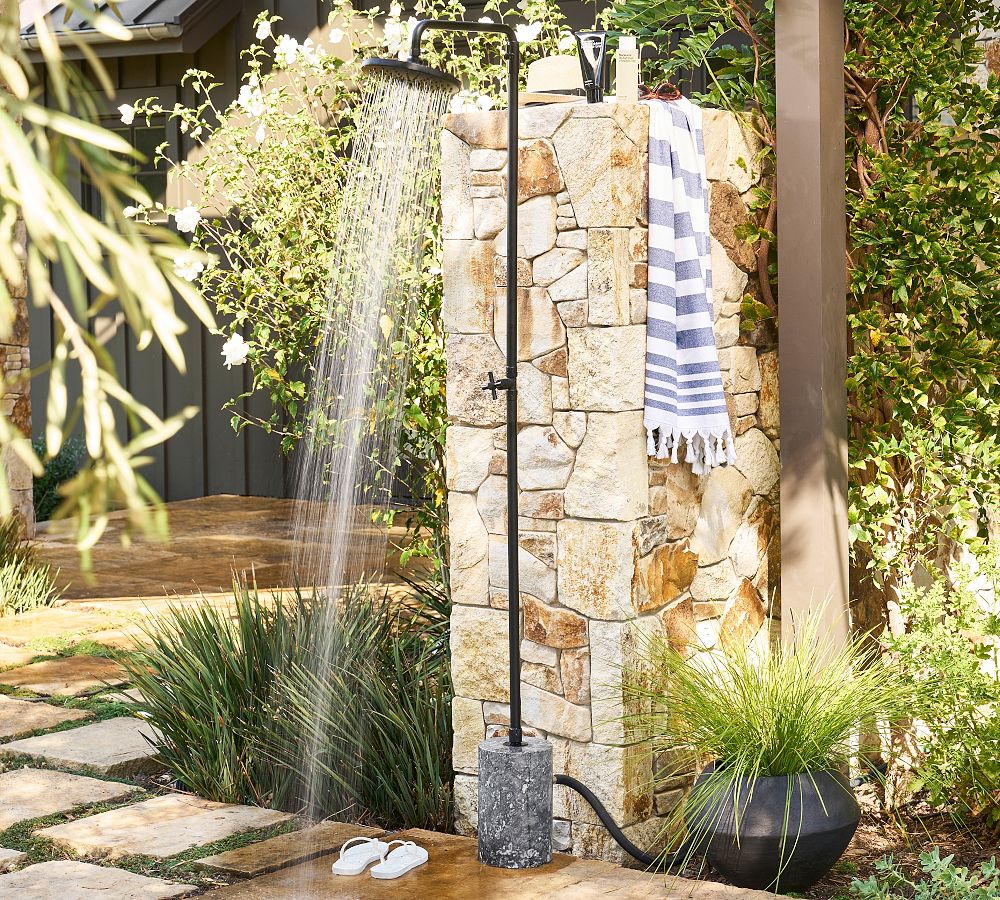 Malibu Metal Outdoor Shower Caddy