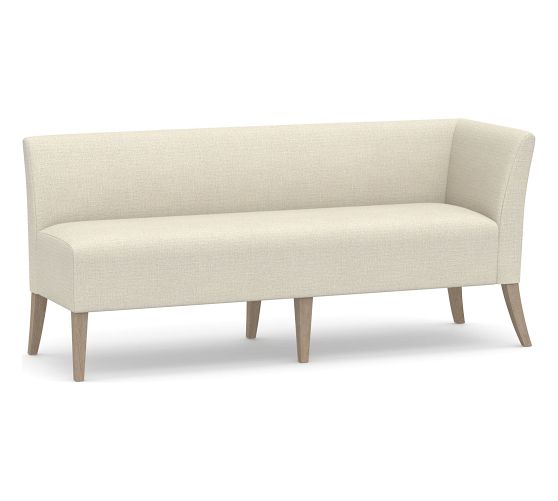 OPEN BOX Modular Upholstered Banquette Corner, Seadrift Leg