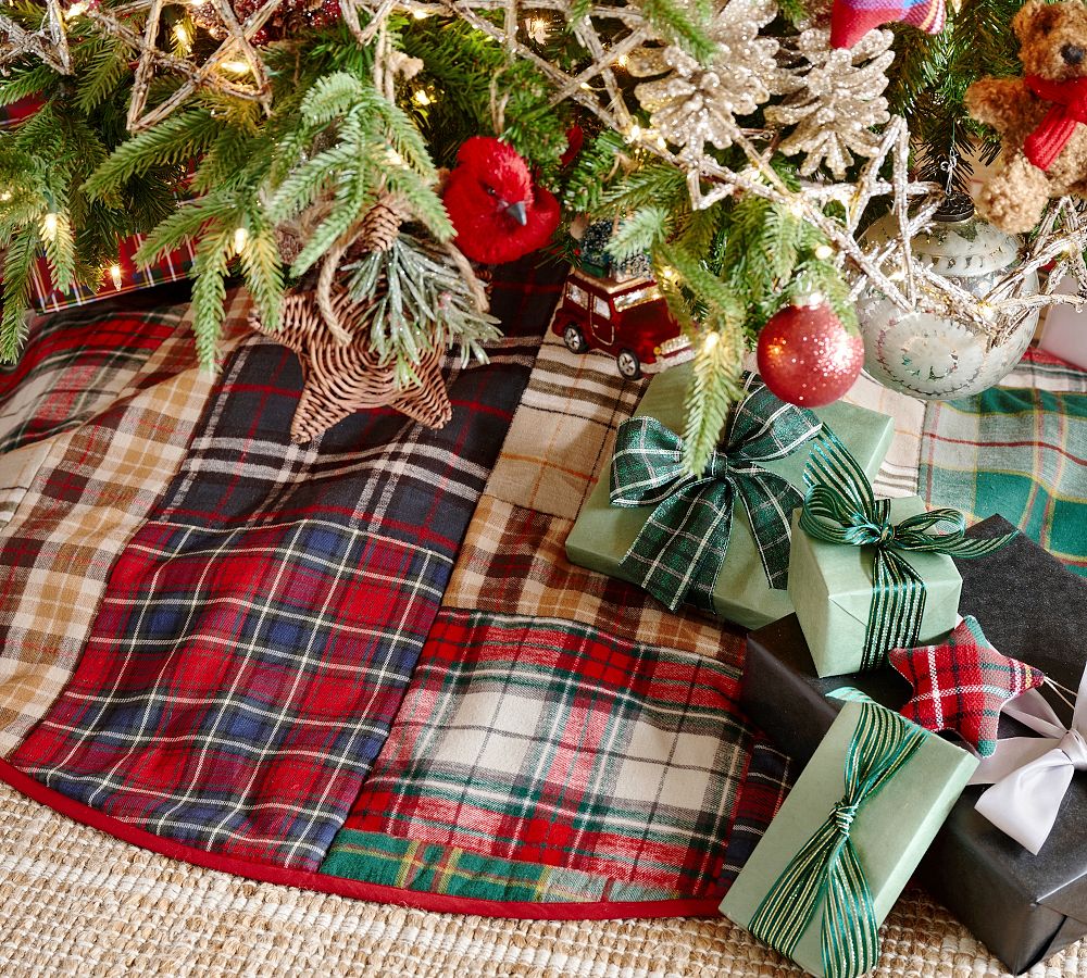 Kirk Plaid Patchwork Tree Skirt