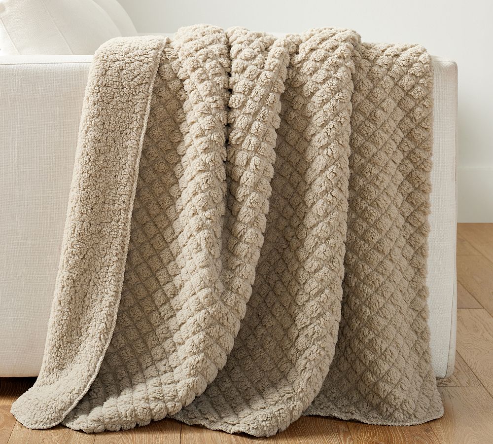 Nordic Sherpa Back Throw | Pottery Barn