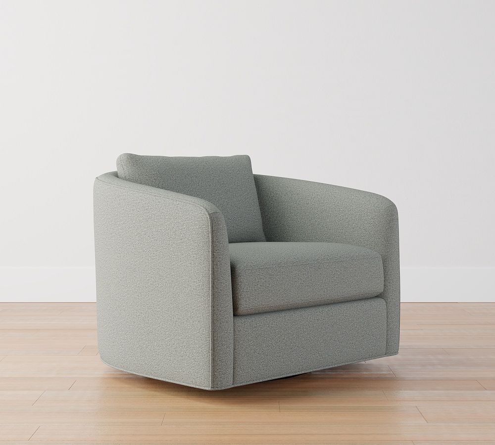 Remmy Upholstered Swivel Armchair