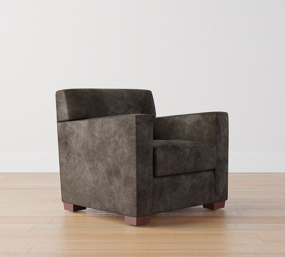 Ashby Square Arm Leather Armchair