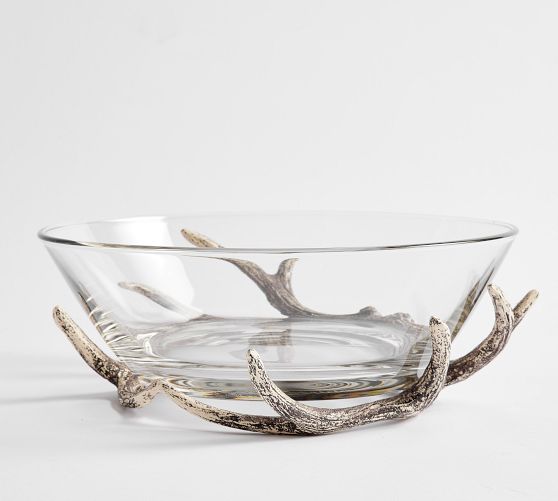 Antler Serving Bowl Pottery Barn