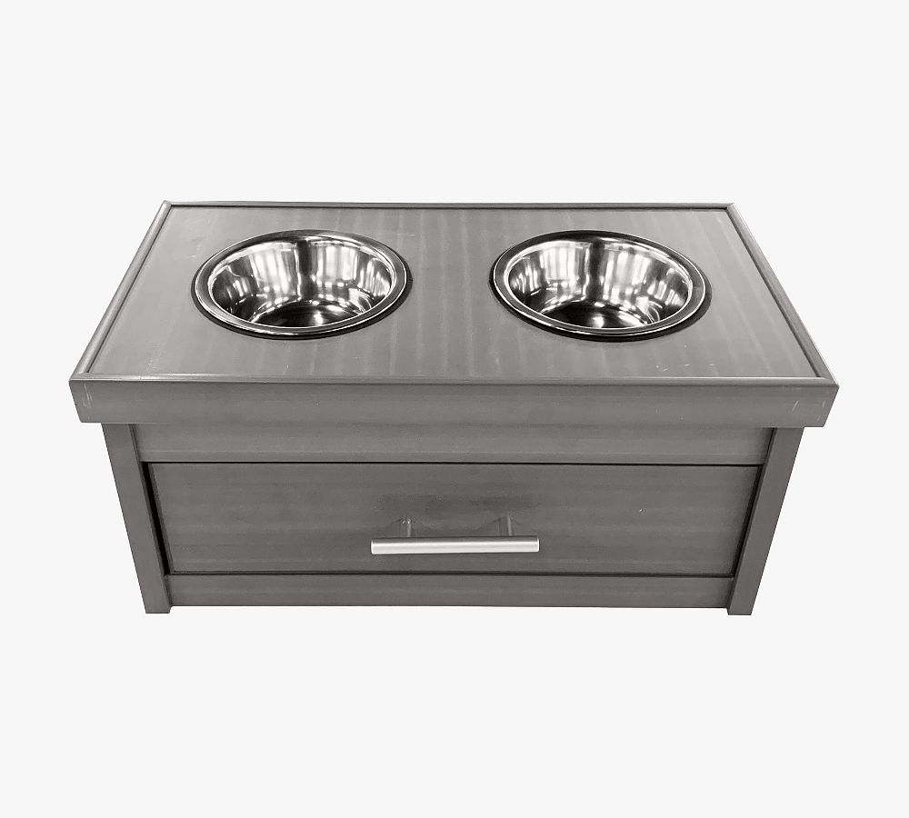 Ecoflex® Dual Pet Bowls with Storage Drawer