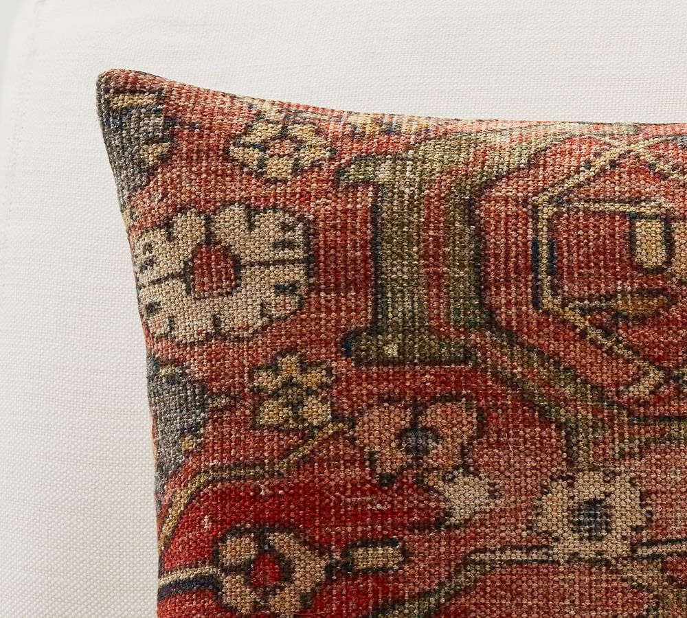 Vintage Heirloom Small Lumbar Pillow - Fresa A