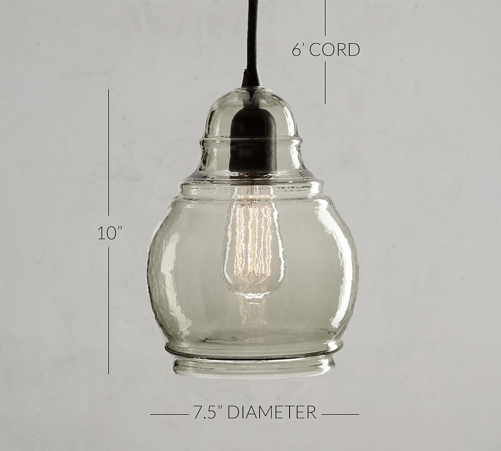 Paxton Glass 10" Pendant Pottery Barn