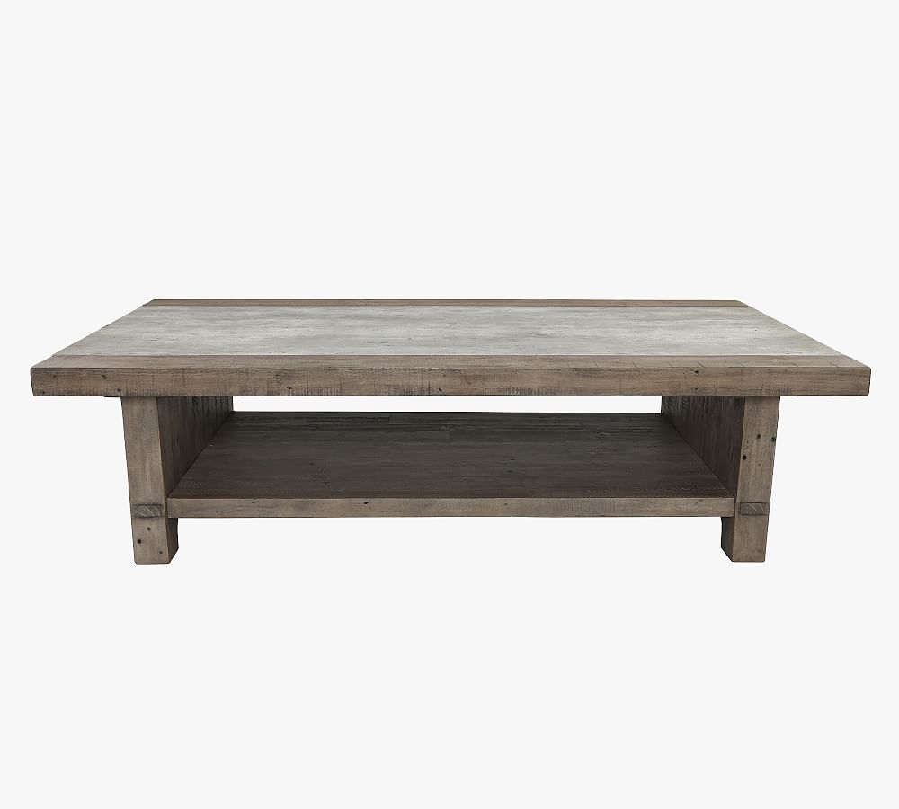 Gordon Rectangular Reclaimed Wood Coffee Table | Pottery Barn