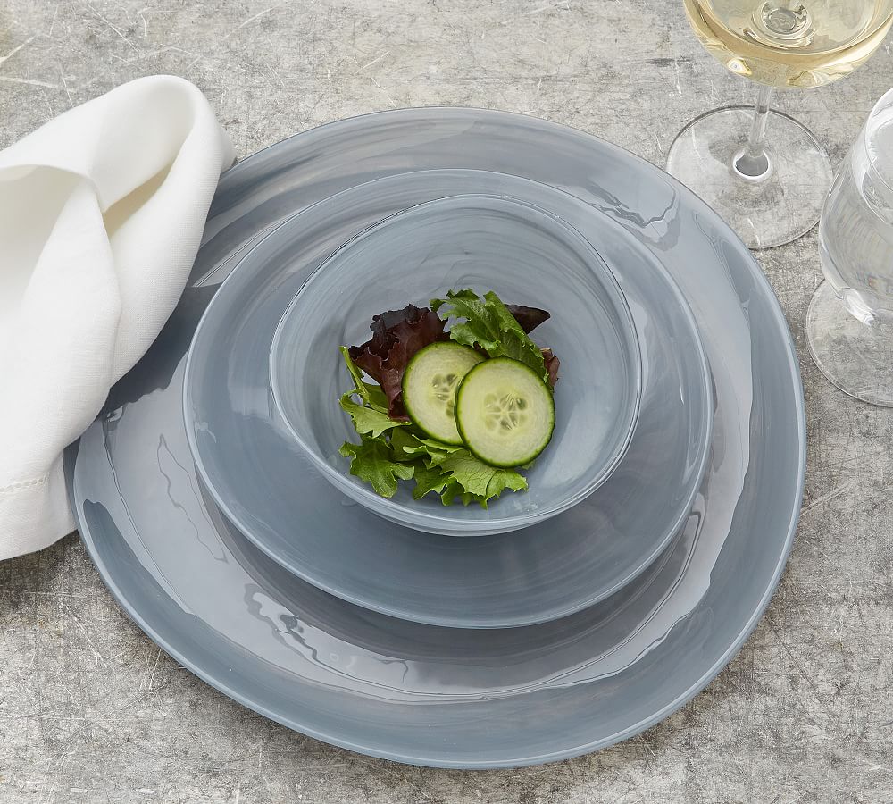 4-Piece Glass Salad Bowl Set