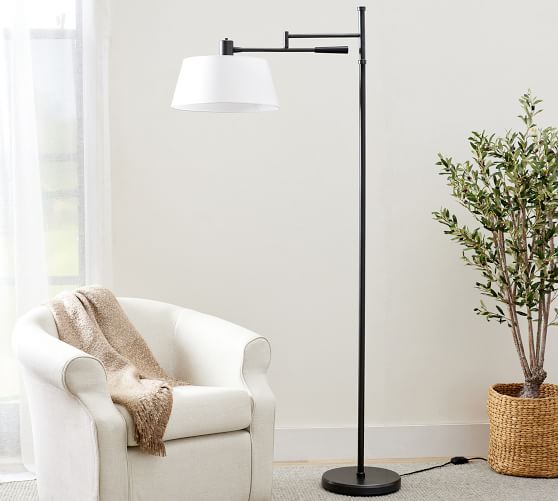 Dahlia Metal Articulating Sectional Floor Lamp | Pottery Barn