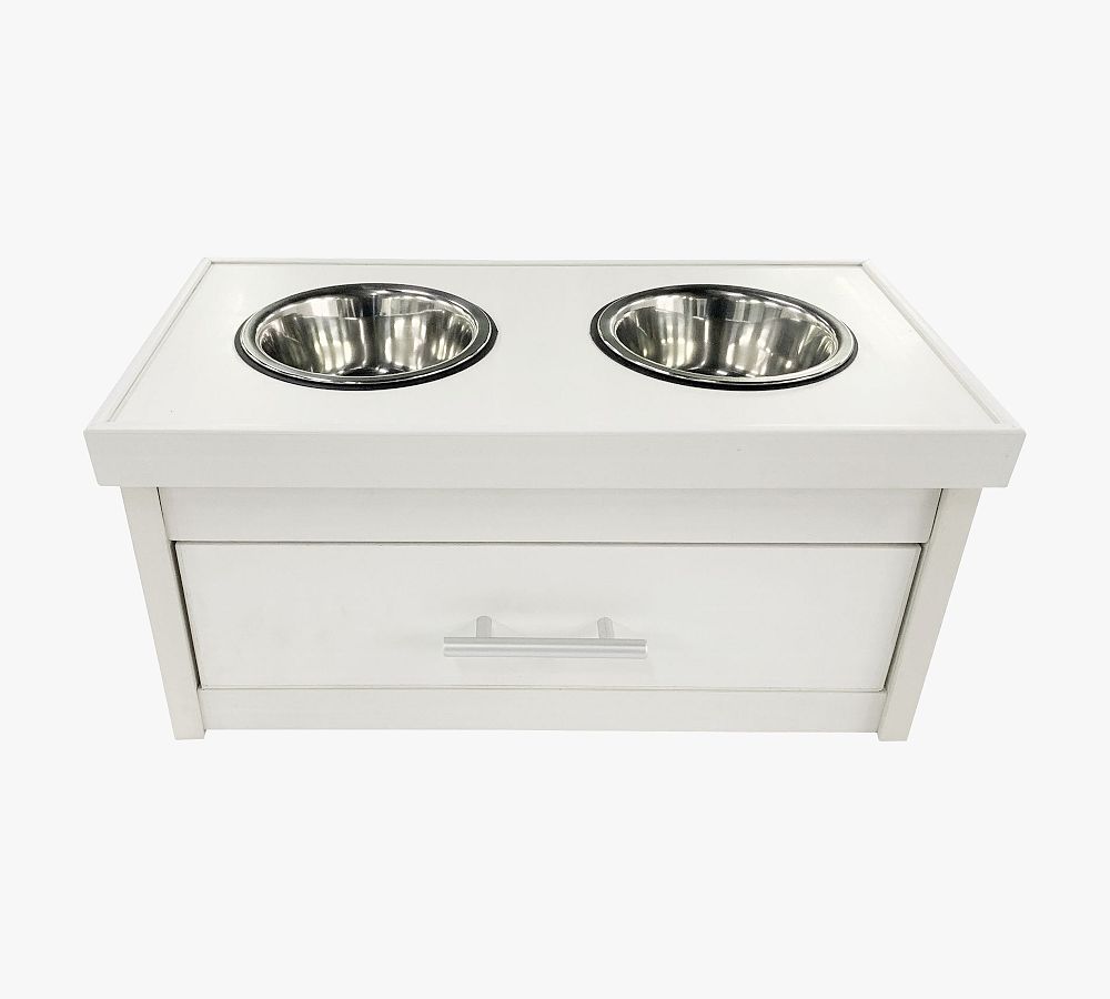 New Age Pet 48-oz Stainless Steel Dog Bowl(s) with Stand (2 Bowls)