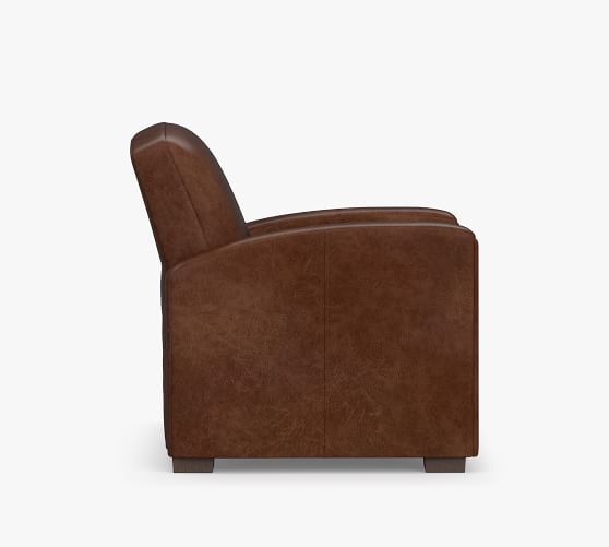 Clyde Leather Recliner | Pottery Barn