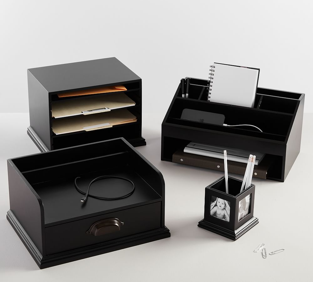 Aubrey Desk Accessories - Black