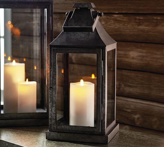 Gale Metal Outdoor Lantern | Pottery Barn