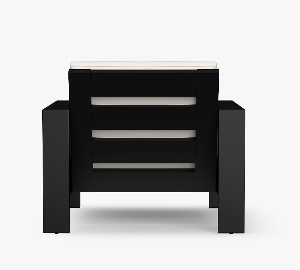 Malibu Metal Grand Outdoor Lounge Chair Pottery Barn