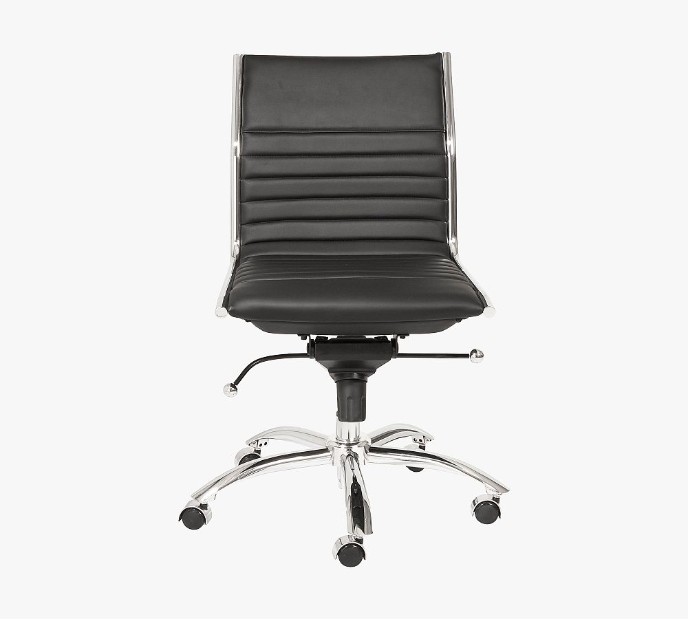 Fowler Armless Swivel Desk Chair