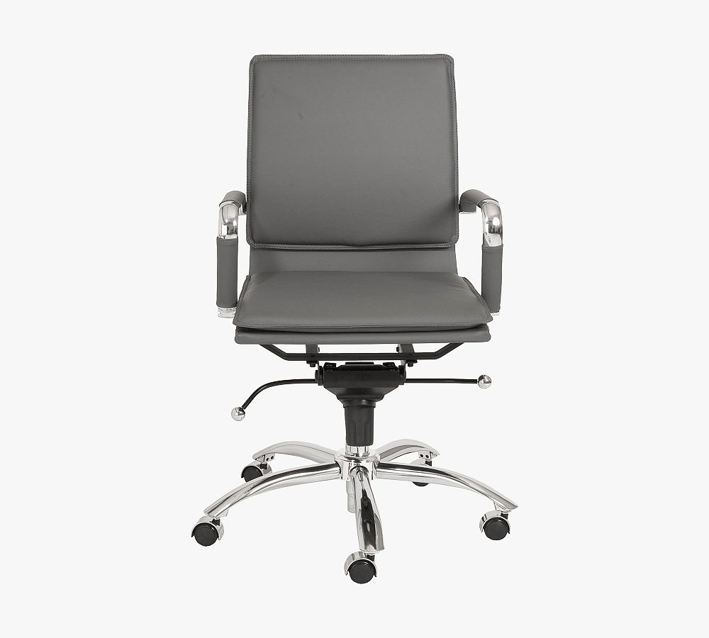 Fowler low back 2025 swivel desk chair