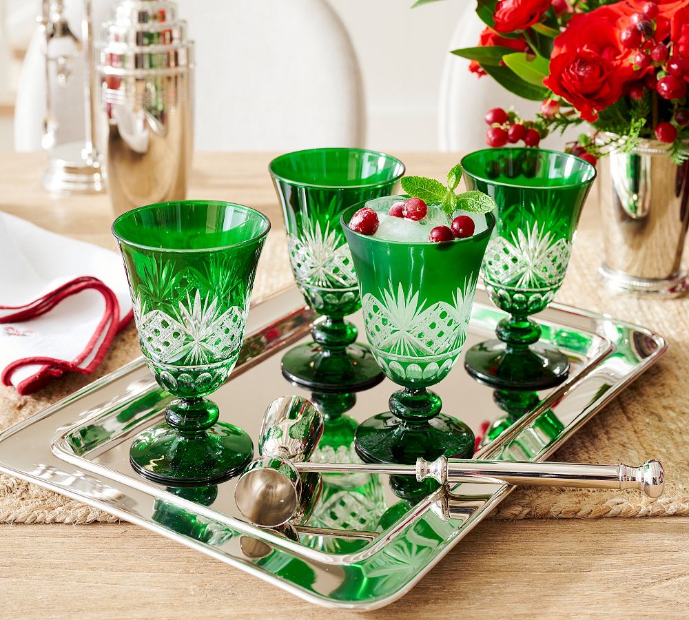 Antique Cut Glass Goblets | Pottery Barn